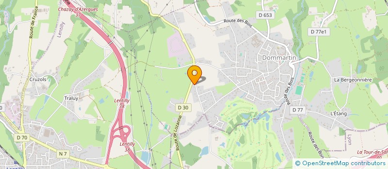 localisation de l'entreprise BBNOURS  DOMMARTIN