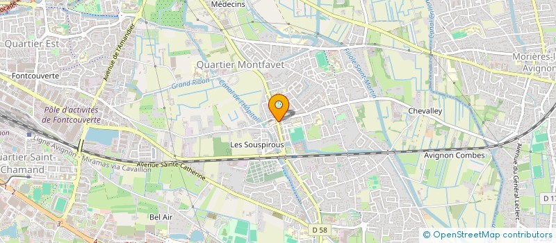 localisation de l'entreprise BBNZ  AVIGNON