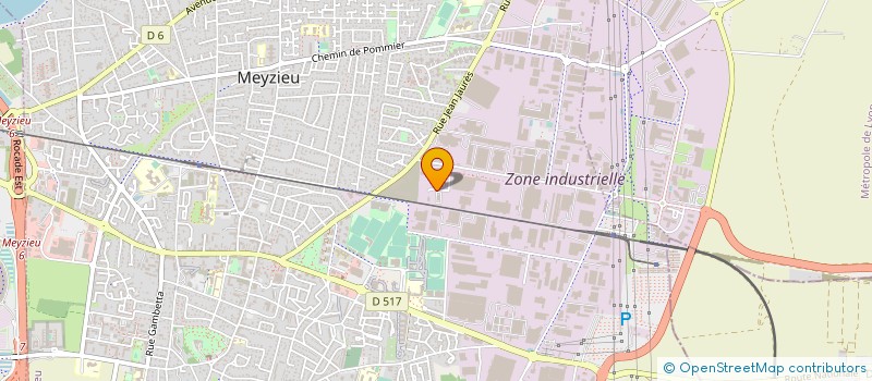 localisation de l'entreprise BBO  MEYZIEU