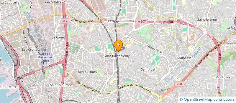 localisation de l'entreprise BBO à MARSEILLE