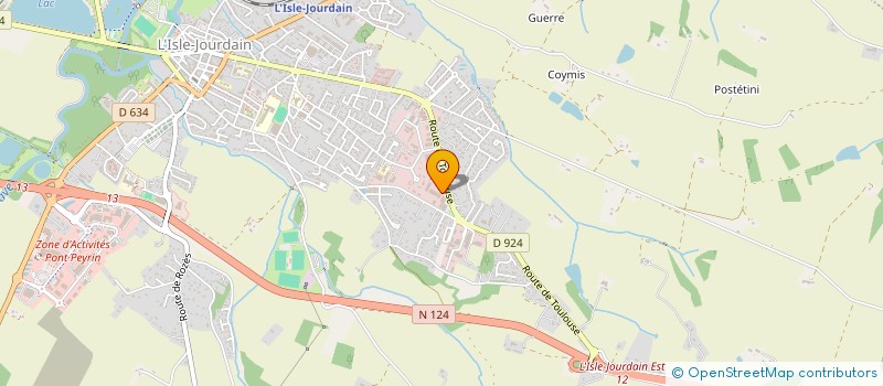 localisation de l'entreprise BBP à L'ISLE-JOURDAIN