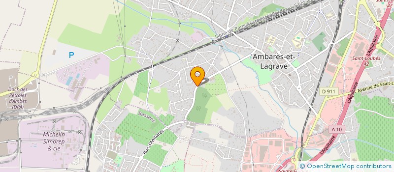 localisation de l'entreprise BBP DECO  AMBARES-ET-LAGRAVE