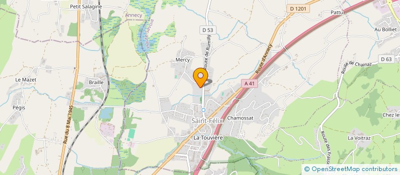 localisation de l'entreprise BBP DIGITAL  SAINT-FELIX