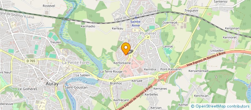 localisation de l'entreprise BBP PEDIATRE  PLUNERET