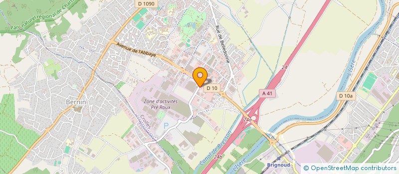localisation de l'entreprise BBP2 à CROLLES