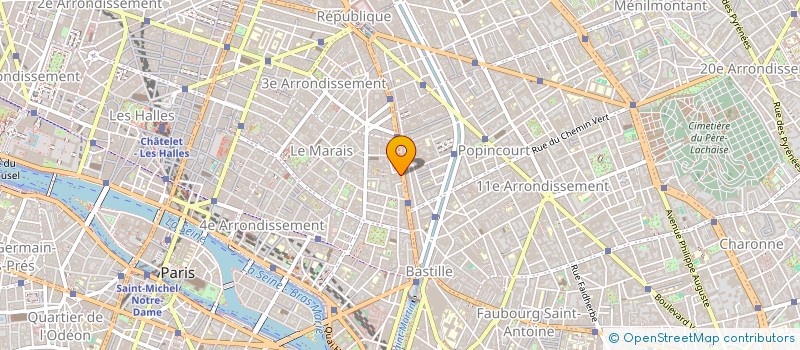 localisation de l'entreprise BBPF SCI  PARIS