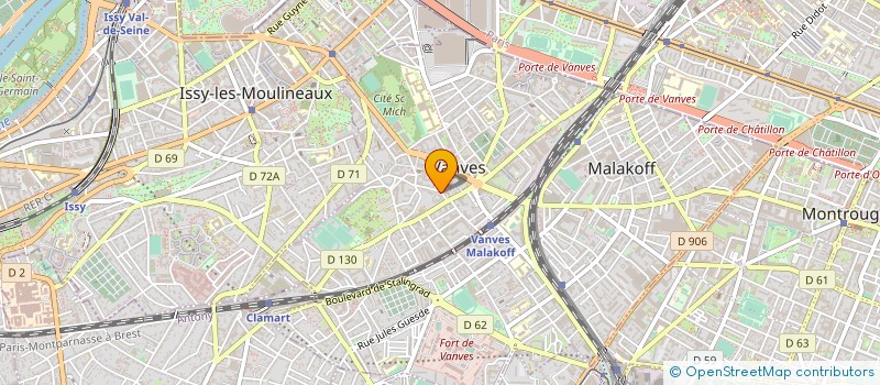 localisation de l'entreprise BBPHONE 75 à VANVES