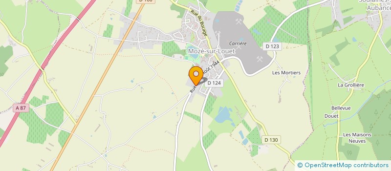 localisation de l'entreprise BBPRIM  MOZE-SUR-LOUET