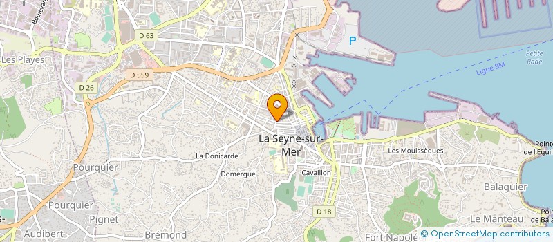 localisation de l'entreprise BBPS à LA SEYNE-SUR-MER