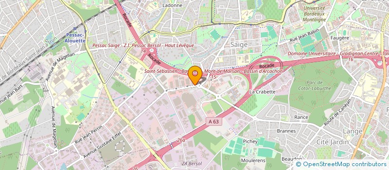 localisation de l'entreprise BBQ CAFE  PESSAC