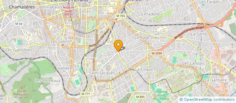 localisation de l'entreprise BBQ FACTORY  CLERMONT-FERRAND