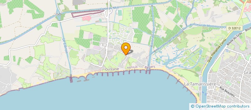 localisation de l'entreprise BBR à AGDE