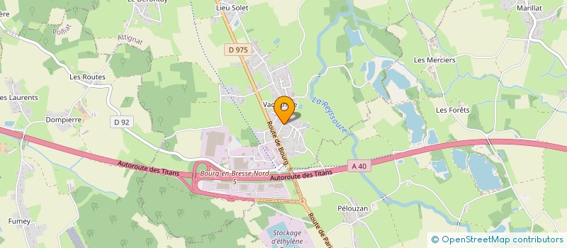 localisation de l'entreprise BBR  ATTIGNAT