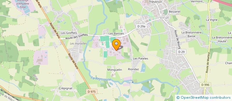 localisation de l'entreprise BBR à BOURG-EN-BRESSE