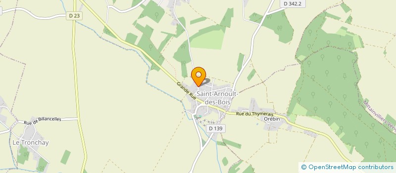 localisation de l'entreprise BBR à SAINT-ARNOULT-DES-BOIS