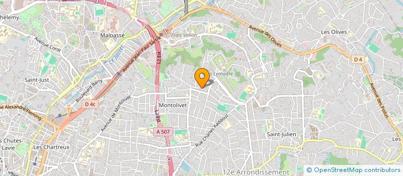 localisation de l'entreprise BBR à MARSEILLE