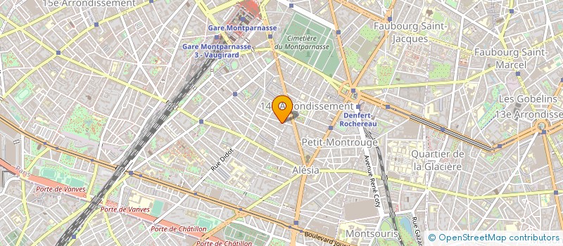 localisation de l'entreprise BBR BOUCHERIE DE LA SABLIERE à PARIS