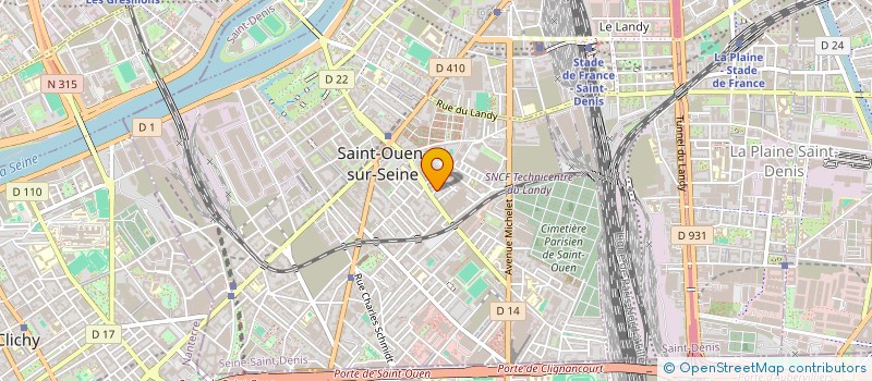 localisation de l'entreprise BBR TRANSPORT à SAINT-OUEN-SUR-SEINE