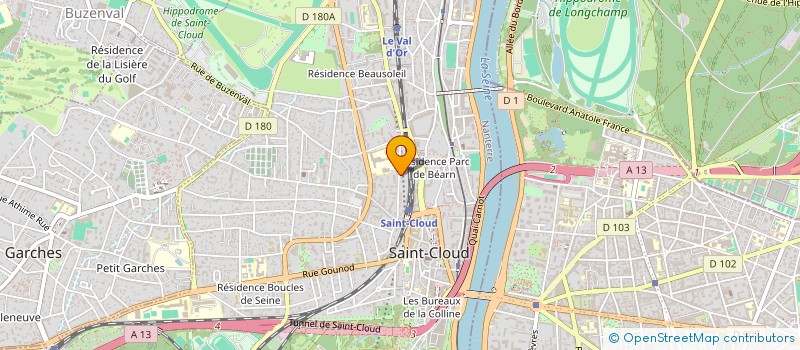 localisation de l'entreprise BBRAUN AVITUM FRANCE à SAINT-CLOUD