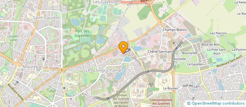localisation de l'entreprise BBRIGHT à RENNES