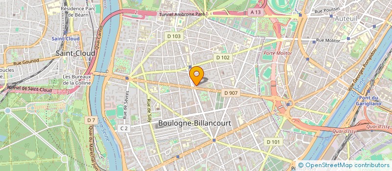 localisation de l'entreprise BBRKSD  BOULOGNE-BILLANCOURT