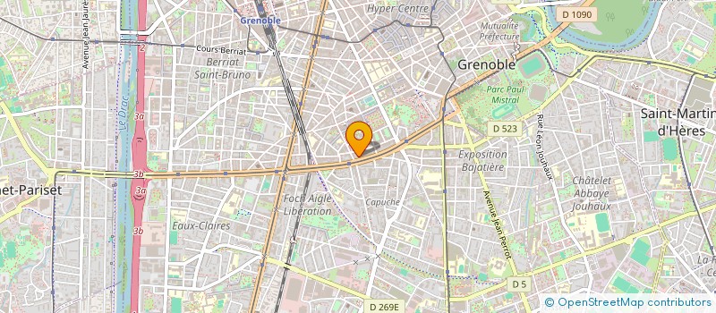 localisation de l'entreprise BBS  GRENOBLE