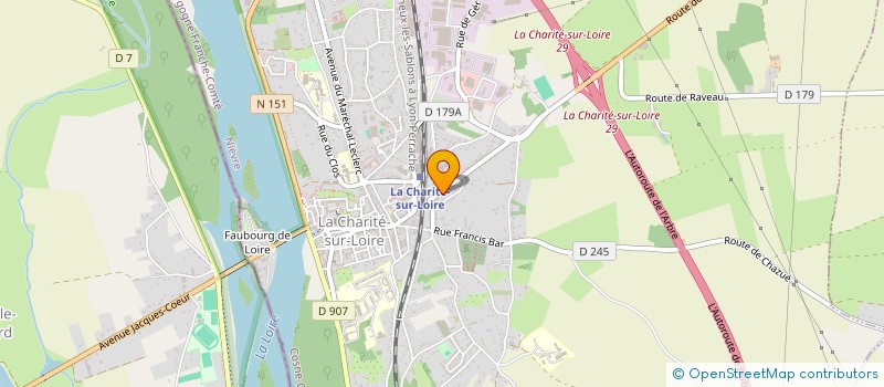 localisation de l'entreprise BBS  LA CHARITE-SUR-LOIRE