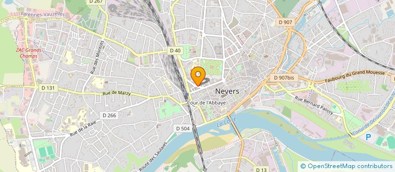 localisation de l'entreprise BBS à NEVERS