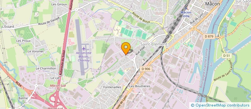 localisation de l'entreprise BBS à MACON