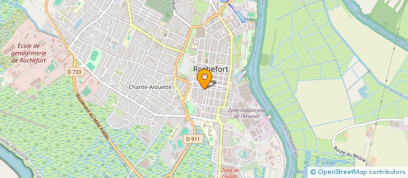 localisation de l'entreprise BBS ACTION JUSTICE  ROCHEFORT