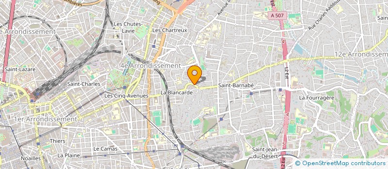 localisation de l'entreprise BBS COM à MARSEILLE