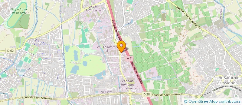 localisation de l'entreprise BBS EXPRESS  VEDENE