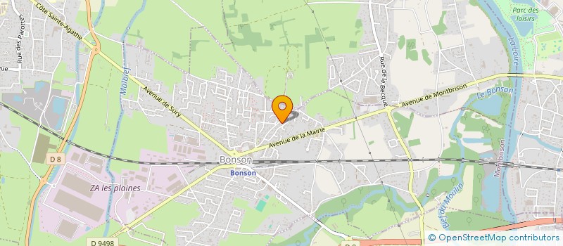 localisation de l'entreprise BBS IMMOBILIER  ANDREZIEUX-BOUTHEON