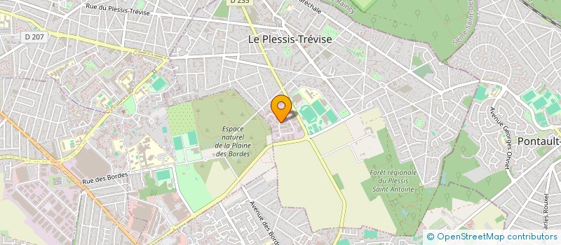 localisation de l'entreprise BBS INCENDIE à LE PLESSIS-TREVISE