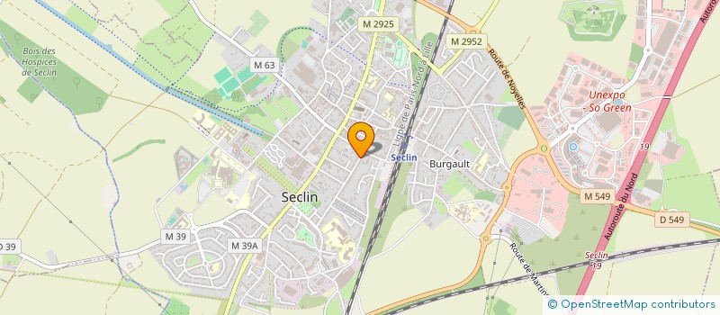 localisation de l'entreprise BBSA  SECLIN