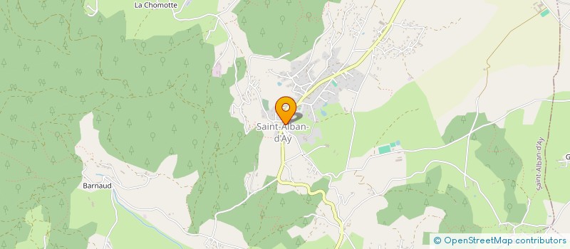 localisation de l'entreprise BBSA  SAINT-ALBAN-D'AY