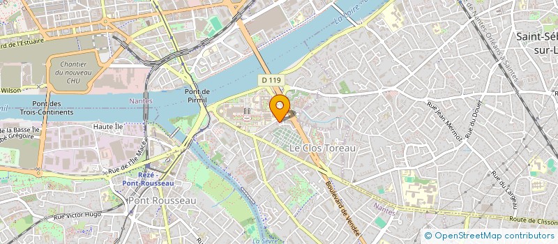 localisation de l'entreprise BBSC à NANTES