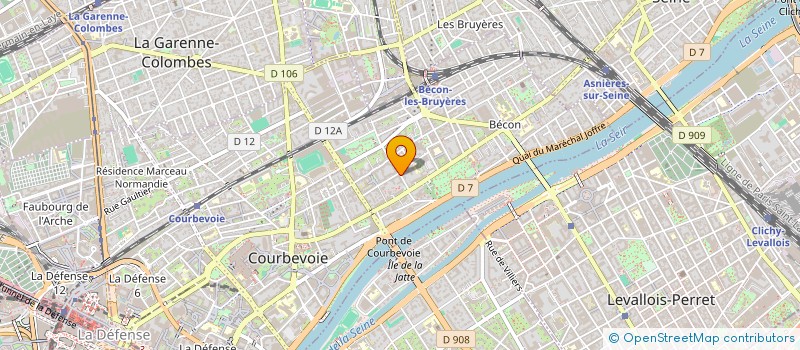 localisation de l'entreprise BBSFASHION à COURBEVOIE