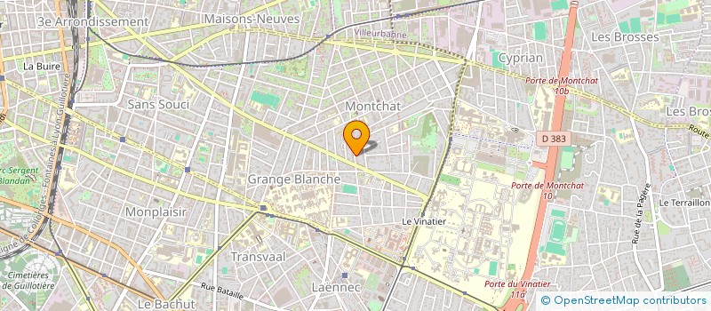 localisation de l'entreprise BBT  LYON