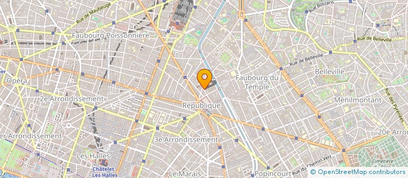 localisation de l'entreprise BBT SARL à PARIS