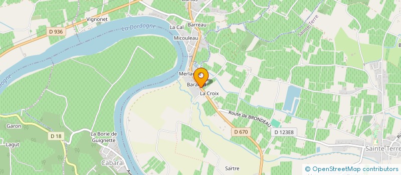 localisation de l'entreprise BBTAV  SAINTE-TERRE