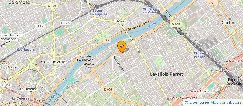 localisation de l'entreprise BBU à LEVALLOIS-PERRET