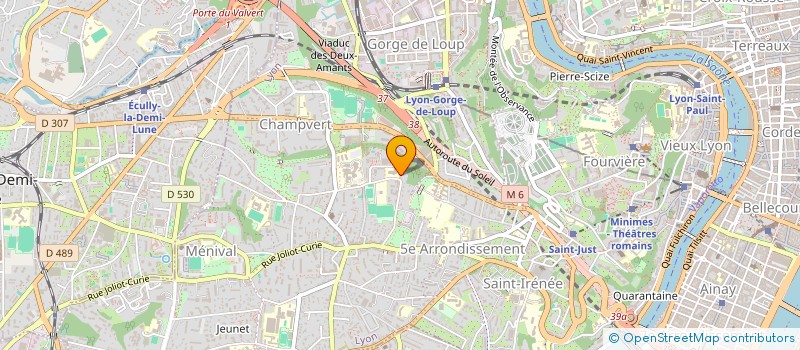 localisation de l'entreprise BBV à LYON