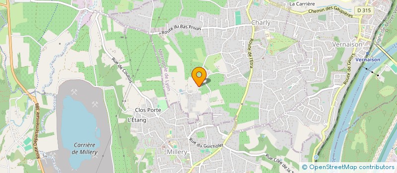 localisation de l'entreprise BBV  CHARLY