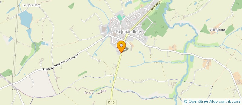 localisation de l'entreprise BBV  BEAUPREAU-EN-MAUGES