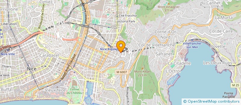 localisation de l'entreprise BBV50  NICE