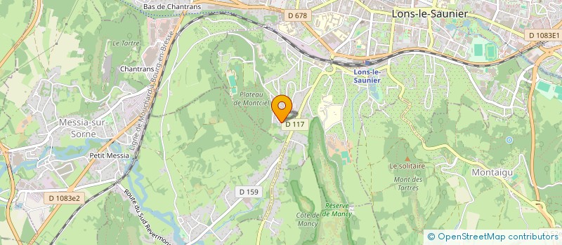 localisation de l'entreprise BBVF  LONS-LE-SAUNIER