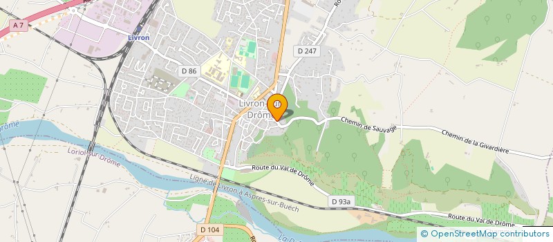 localisation de l'entreprise BBW  LIVRON-SUR-DROME