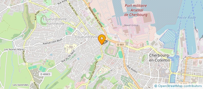 localisation de l'entreprise BBWEH à CHERBOURG-EN-COTENTIN