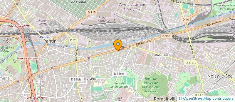 localisation de l'entreprise BBWJ DECORATION  PANTIN